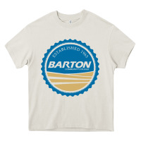 Cream Barton Community College Heavy Core Tee - artisFamous