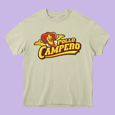 Pollo Camp Resto Heavy Core Tee Designed By Artisfamous