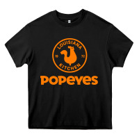 Black Resto Popeyes Art Heavy Core Tee - artisFamous