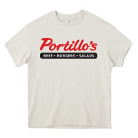 Cream Resto Portillo's Heavy Core Tee - artisFamous