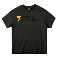 Asphalt Depauw College Heavy Core Tee - artisFamous
