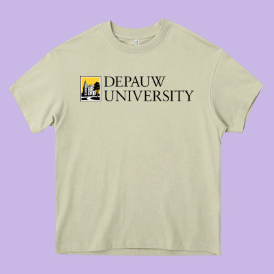 Depauw College Heavy Core Tee Designed By Artisfamous