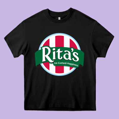 Rita's Italian Cafe Heavy Core Tee Designed By Artisfamous