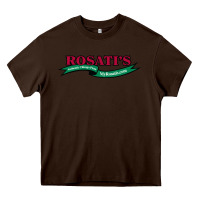 Chocolate Brown Rosati's authentic Resto Heavy Core Tee - artisFamous