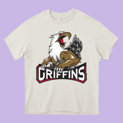 The Griffins, Grand Rapids Heavy Core Tee Designed By Artisfamous