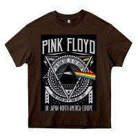 Chocolate Brown floyd Heavy Core Tee - artisFamous
