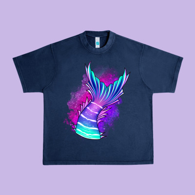 Mermaid Urban Heavy Tee Designed By Jasminsmagicworld