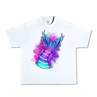 White mermaid Urban Heavy Tee - Jasminsmagicworld