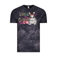Cloud Black Little Miss Cotton Tail Vintage Tee - CowhideDigitalArt