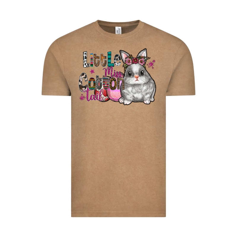 Little Miss Cotton Tail Vintage Tee by CowhideDigitalArt | Teevron