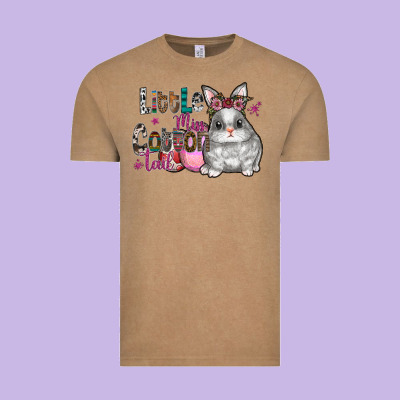 Little Miss Cotton Tail Vintage Tee Designed By Cowhidedigitalart