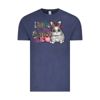 Vintage Denim Little Miss Cotton Tail Vintage Tee - CowhideDigitalArt