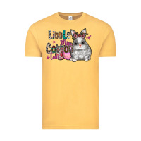 Vintage Mustard Little Miss Cotton Tail Vintage Tee - CowhideDigitalArt