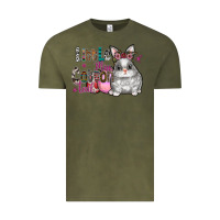 Vintage Olive Little Miss Cotton Tail Vintage Tee - CowhideDigitalArt
