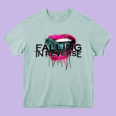 Falling In Reverse Ban Drock Heavy Core Tee Designed By Artisfamous