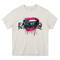 Cream falling in reverse ban drock Heavy Core Tee - artisFamous