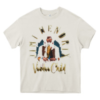 Cream jimi hendrix Heavy Core Tee - artisFamous