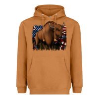 Meerkat American Bison Heavyweight Hoodie - Jasminsmagicworld