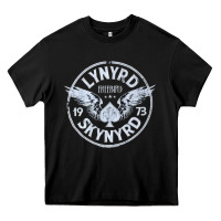 Black linyrd skynyrd Heavy Core Tee - artisFamous