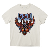 Cream linyrd skynyrd Heavy Core Tee - artisFamous