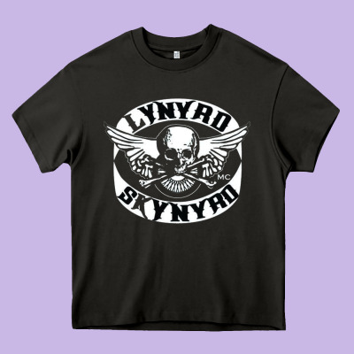Linyrd Skynyrd Heavy Core Tee Designed By Artisfamous