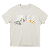 Cream supertramp Heavy Core Tee - artisFamous