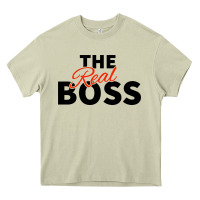 Mossy the real boss matching couple Heavy Core Tee - artisFamous