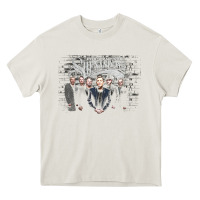 Cream shenandoah Heavy Core Tee - artisFamous
