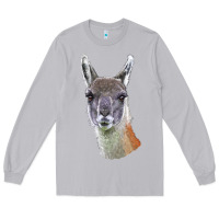 Moon Dust Guanaco Llama Head Long Sleeve Tee - LillyAllenDesigns