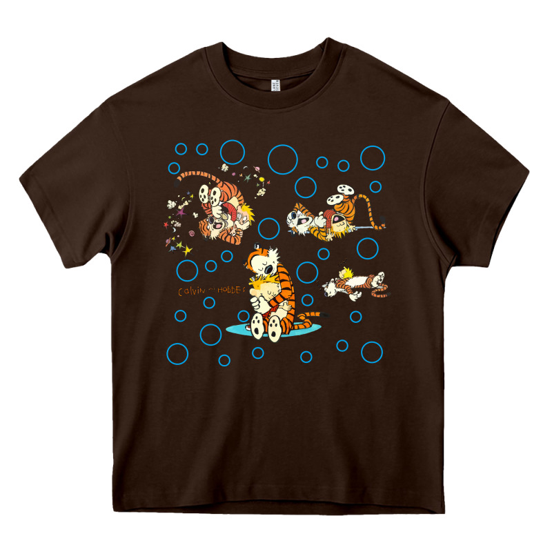 Calvin And Hobbes Heavy Core Tee by artisFamous | Teevron