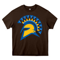 Chocolate Brown san jose state spartans Heavy Core Tee - artisFamous
