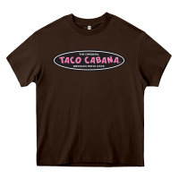 Chocolate Brown Resto Taco Cabana Heavy Core Tee - artisFamous