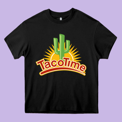 Resto Tacotime Heavy Core Tee Designed By Artisfamous