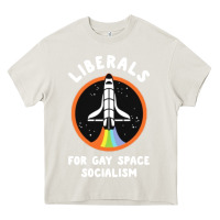 Cream liberals for gay space socialism Heavy Core Tee - artisFamous