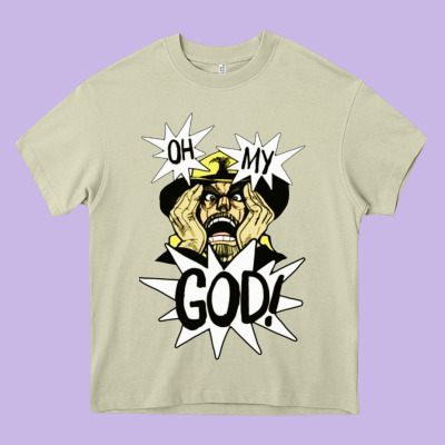 Oh My God Heavy Core Tee Designed By Artisfamous