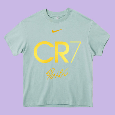 Cr7 Graphic Heavy Core Tee Designed By Artisfamous
