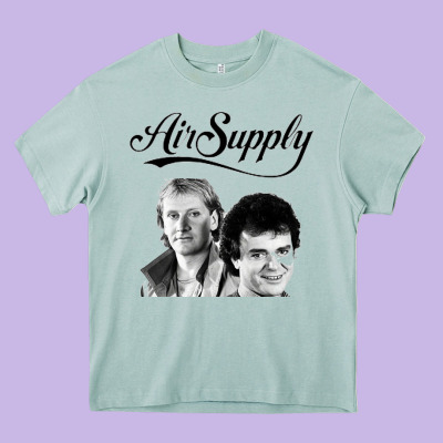 Air Supply 9 Heavy Core Tee Designed By Artisfamous