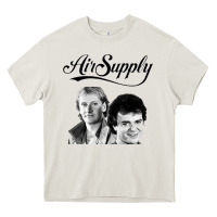 Cream air supply 9 Heavy Core Tee - artisFamous