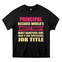 Black principal funniest isn't a jobtitle Heavy Core Tee - artisFamous