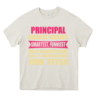 Cream principal funniest isn't a jobtitle Heavy Core Tee - artisFamous