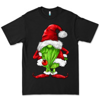 Black green christmas gnomes Premium Tee - FaDigitalArtStudio