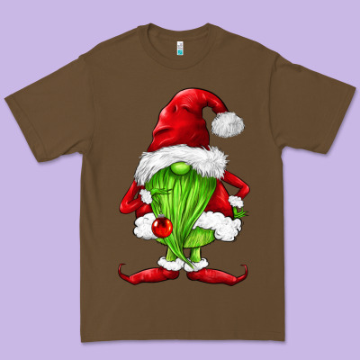 Green Christmas Gnomes Premium Tee Designed By Fadigitalartstudio