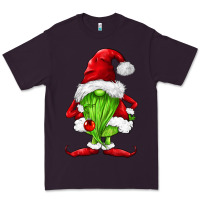 Plum green christmas gnomes Premium Tee - FaDigitalArtStudio