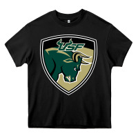 Black south florida bulls Heavy Core Tee - artisFamous