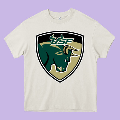 South Florida Bulls Heavy Core Tee Designed By Artisfamous
