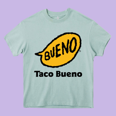 Resto Taco Bueno Heavy Core Tee Designed By Artisfamous