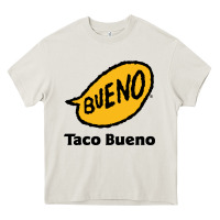 Cream Resto Taco Bueno Heavy Core Tee - artisFamous