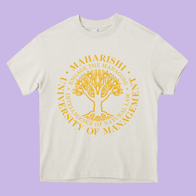 Maharishi International College Heavy Core Tee Designed By Artisfamous