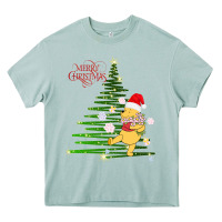 Arona Winnie The Pooh- Merry christmas Heavy Core Tee - artisFamous