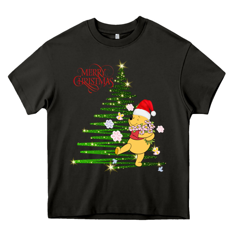 Winnie The Pooh- Merry Christmas Heavy Core Tee by artisFamous | Teevron